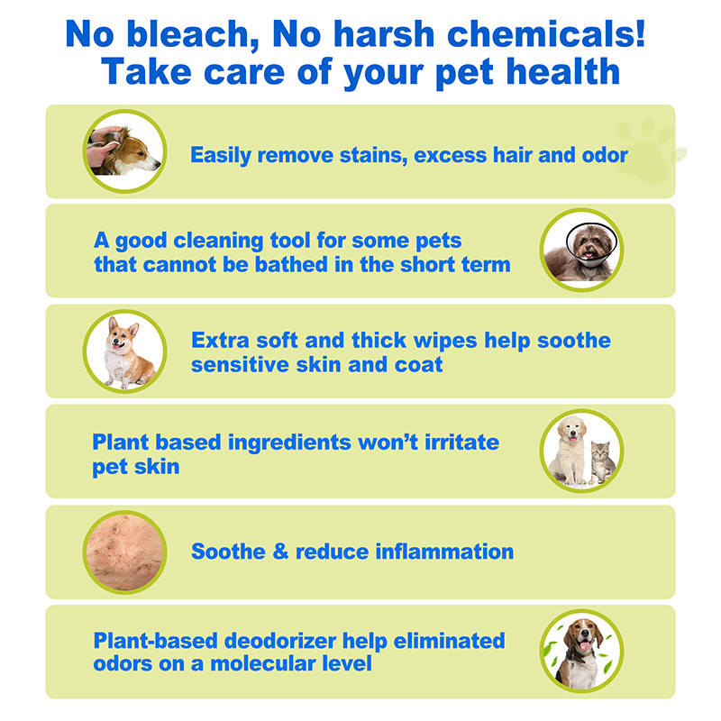 Plant‑based hypoallergenic cat wipes Plant‑based hypoallergenic cat wipes
