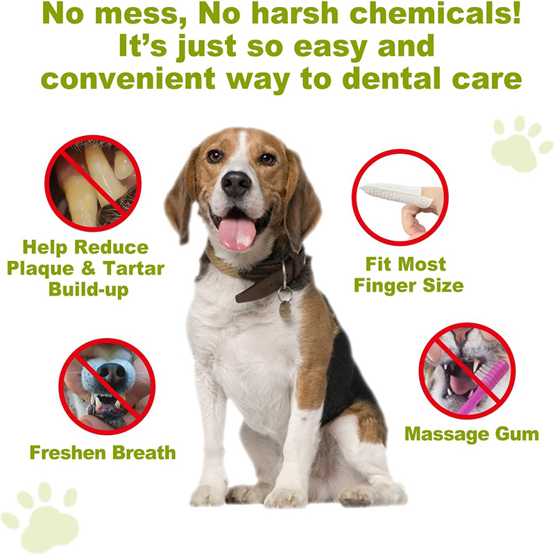 dog dental finger wipes