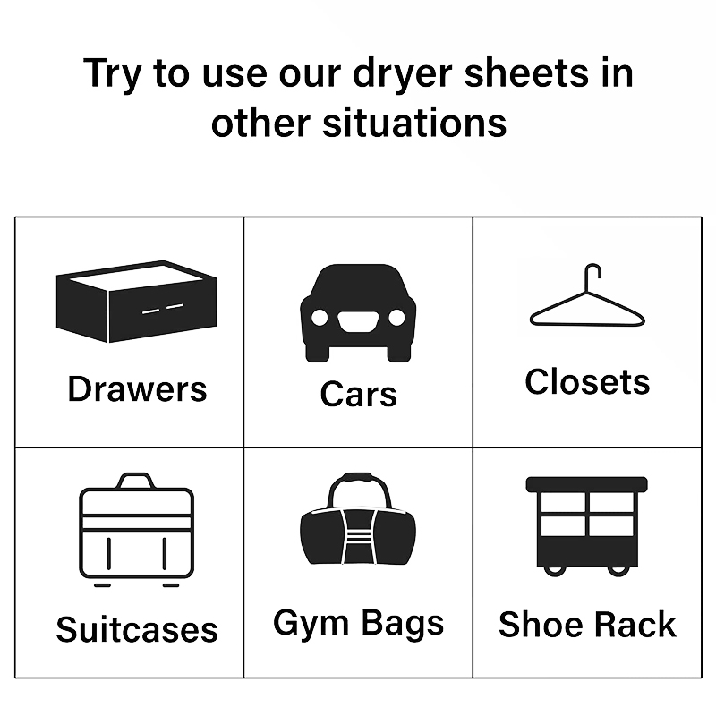 unscented dryer sheets
